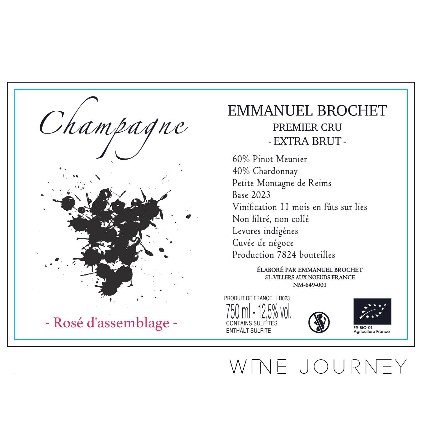 Champagne Emmannuel Brochet Rose LR023