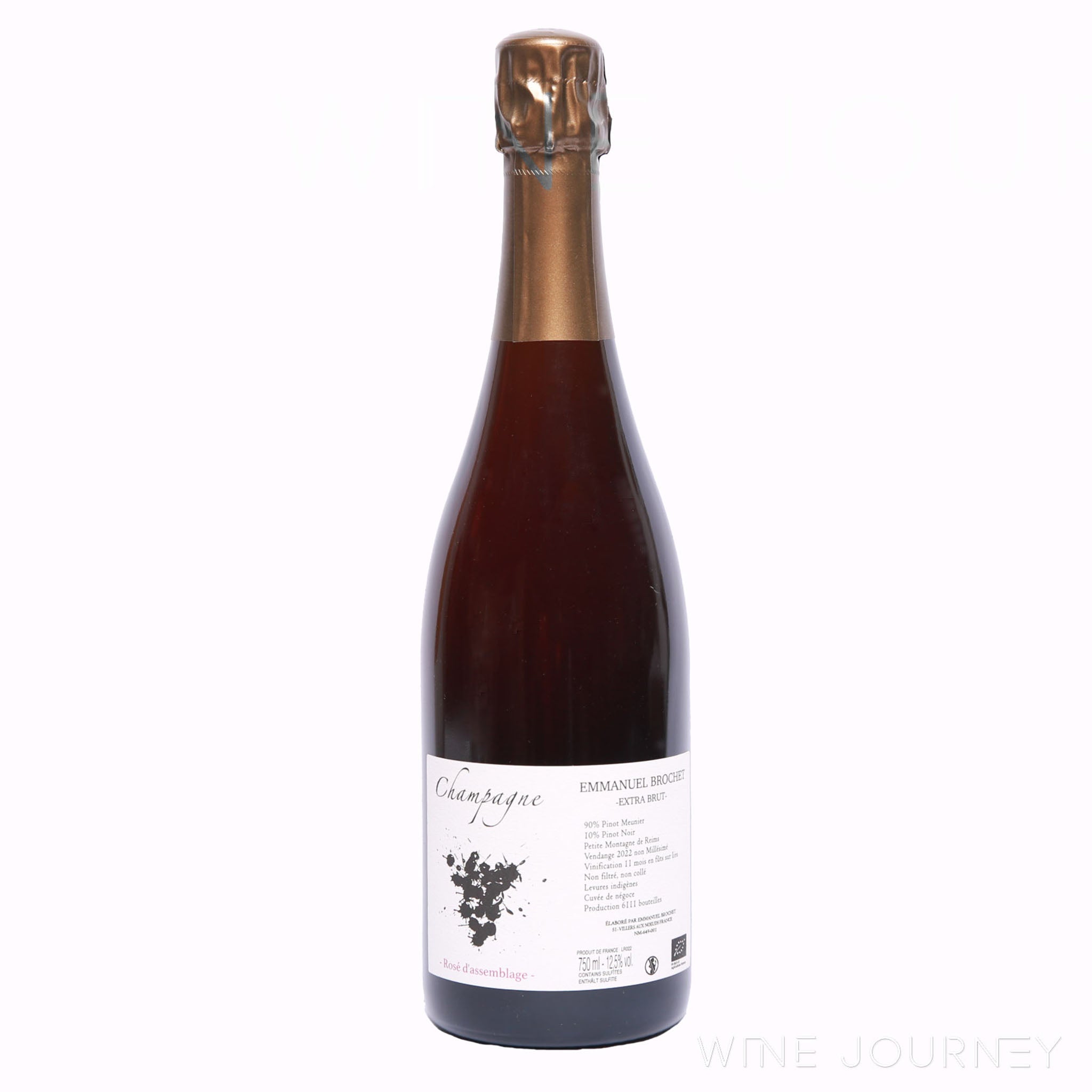Champagne Emmanuel Brochet Rosé d'assemblage LR022 – Wine Journey