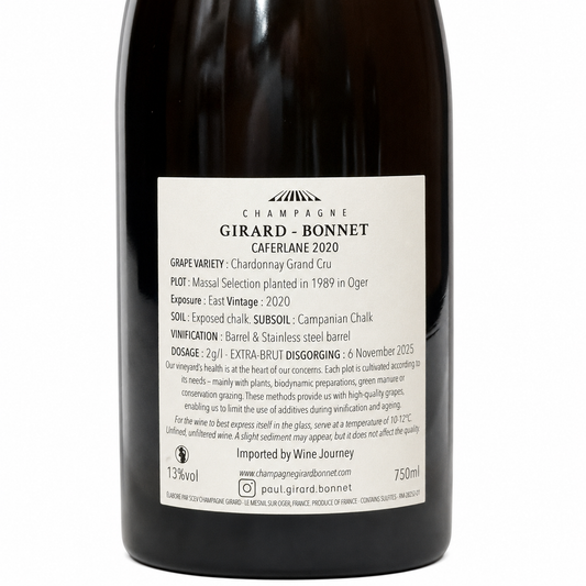 Champagne Girard-Bonnet "Caferlane" Oger Grand Cru 2020