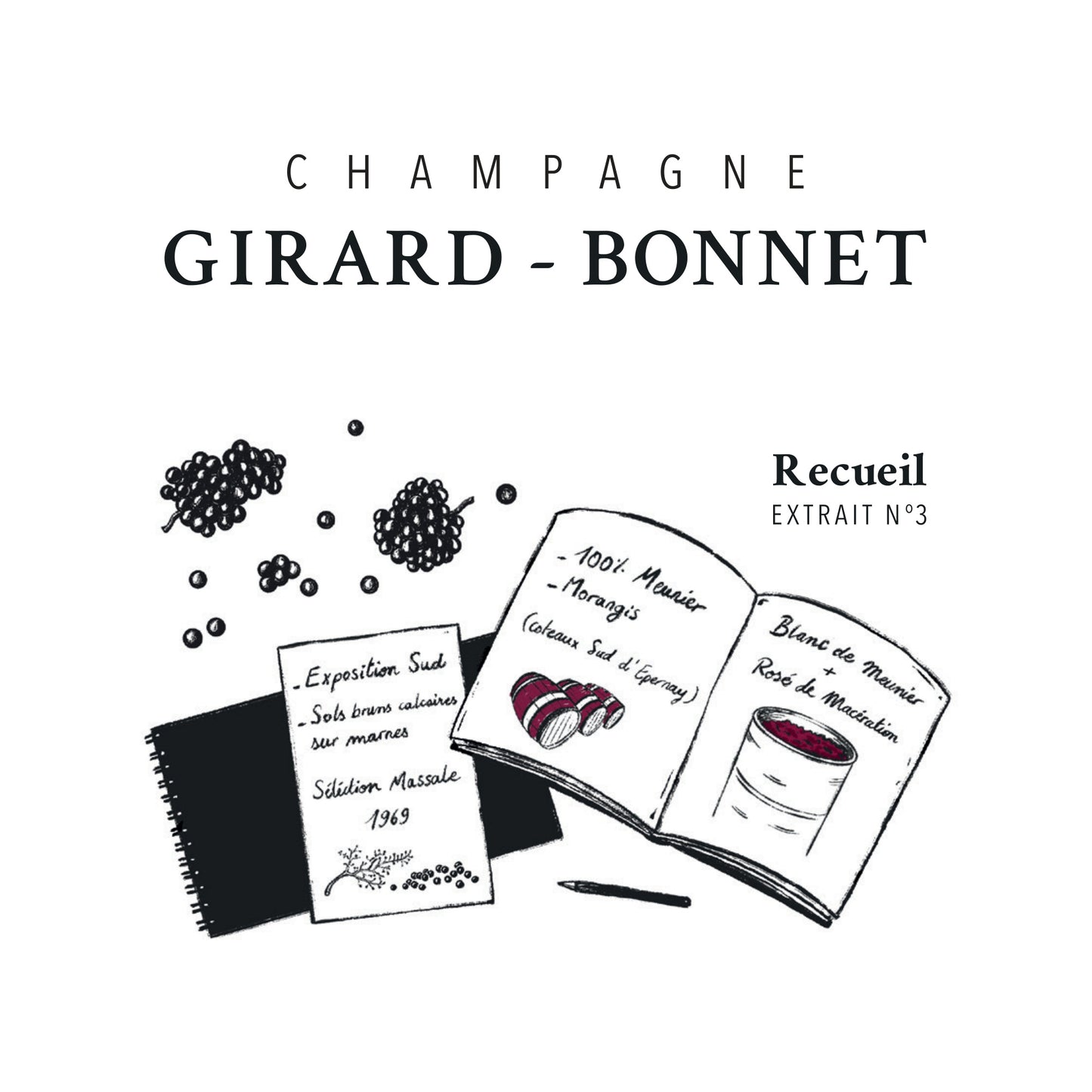 Champagne Girard-Bonnet Recueil Extrait no.3