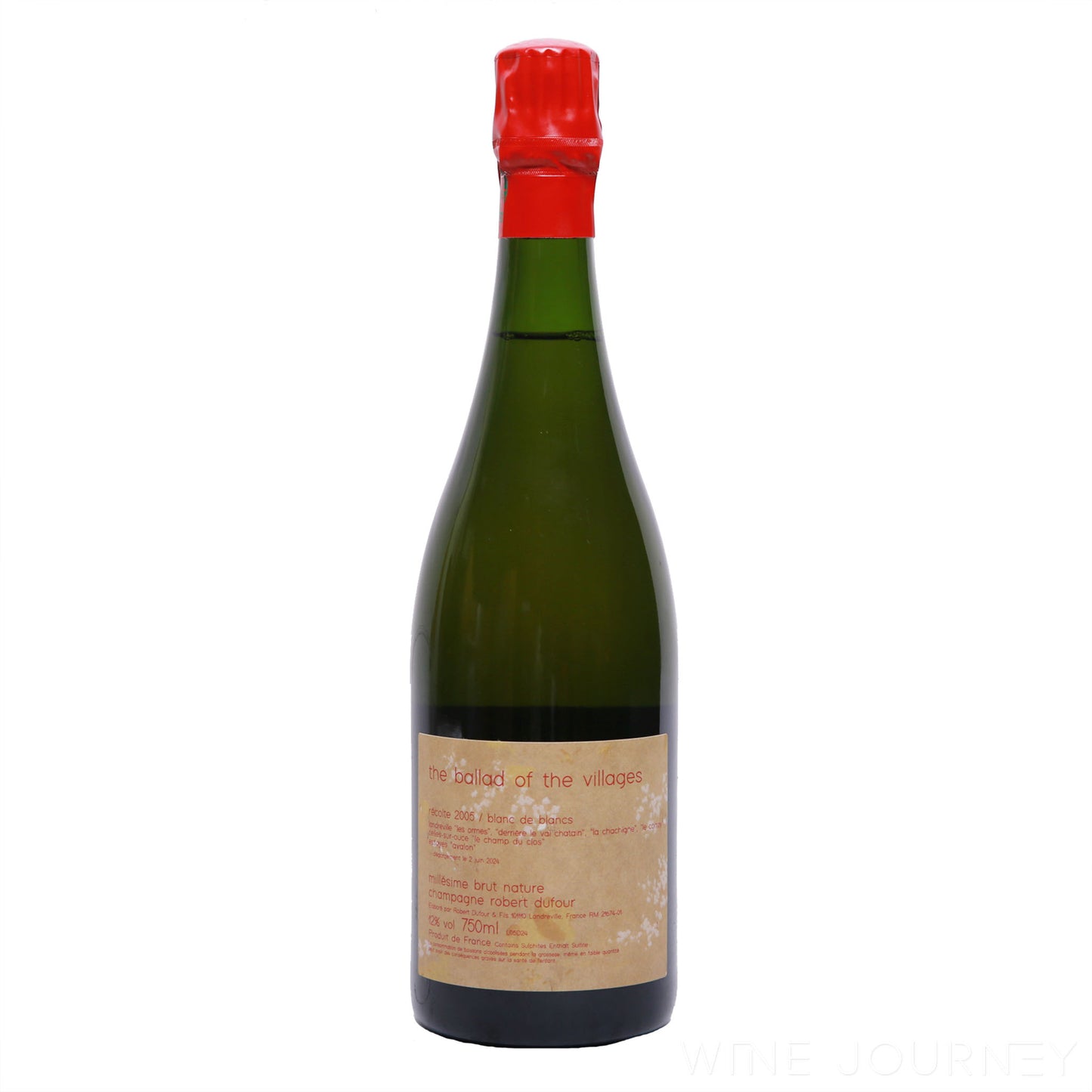 Champagne Robert Dufour The Ballad of the Village Blanc de Blancs 2005