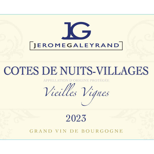 Domaine Jerome Galeyrand Cote de Nuits Villages Vieilles Vignes 2023