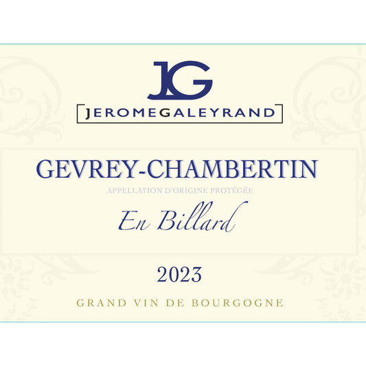 Domaine Jerome Galeyrand Gevrey-Cambertin en Billard 2023
