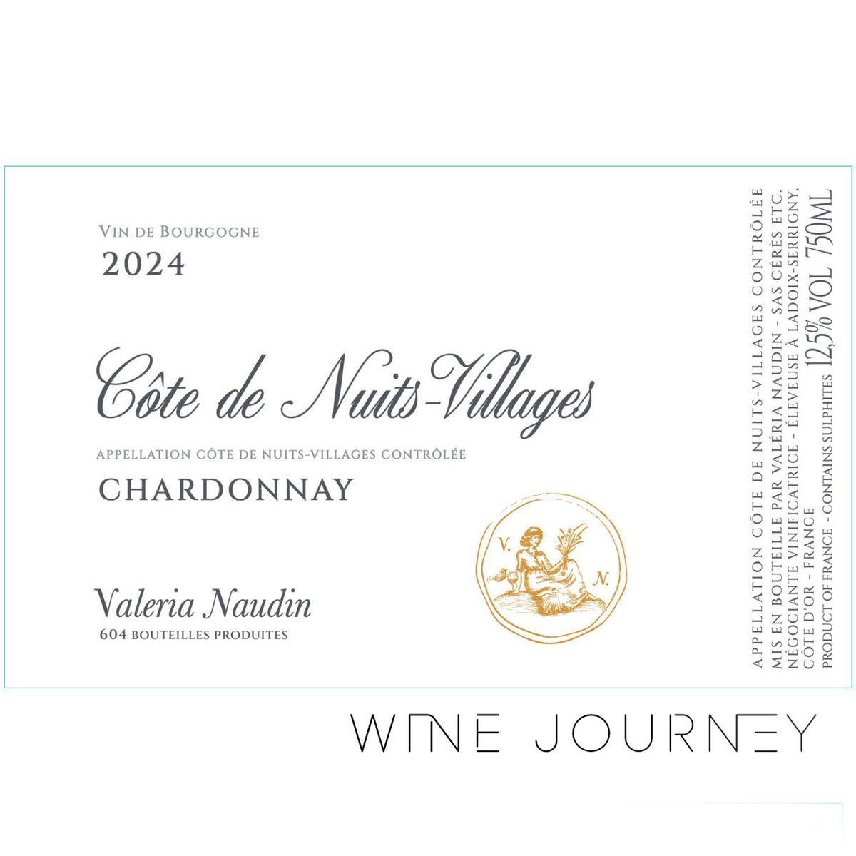 Domaine Valeria Naudin Cotes de Nuit Village Blanc 2024