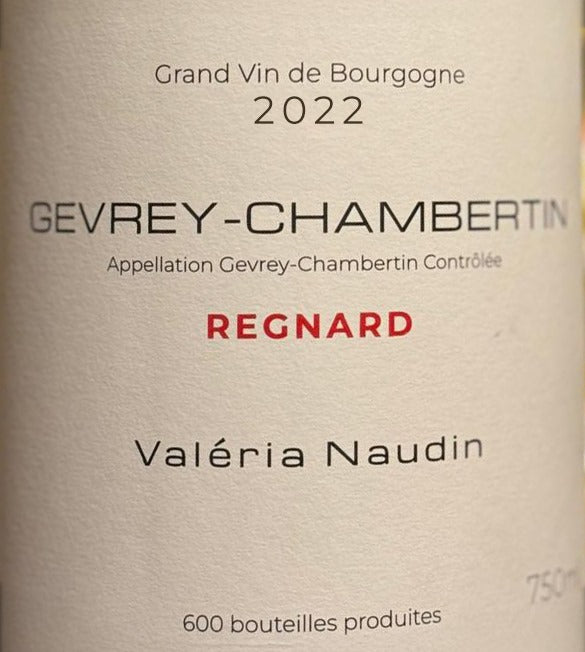 Valéria Naudin Gevrey-Chambertin 'Regnard' 2022