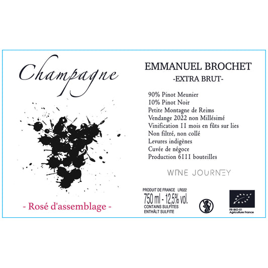 Champagne Emmannuel Brochet Rosé d'assemblage LR022