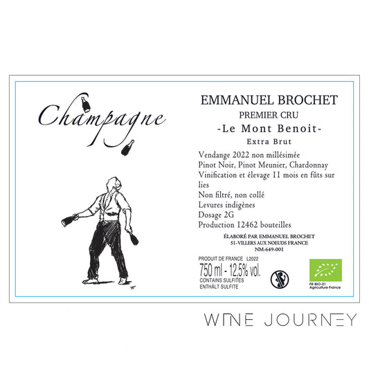 Champagne Emmanuel Brochet Le Mont Benoit NV L22