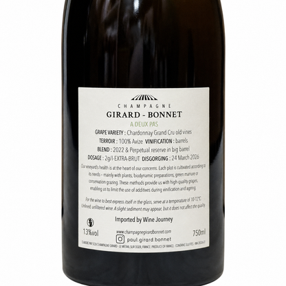 Champagne Girard-Bonnet 'À Deux Pas' D'Avize Grand Cru v22