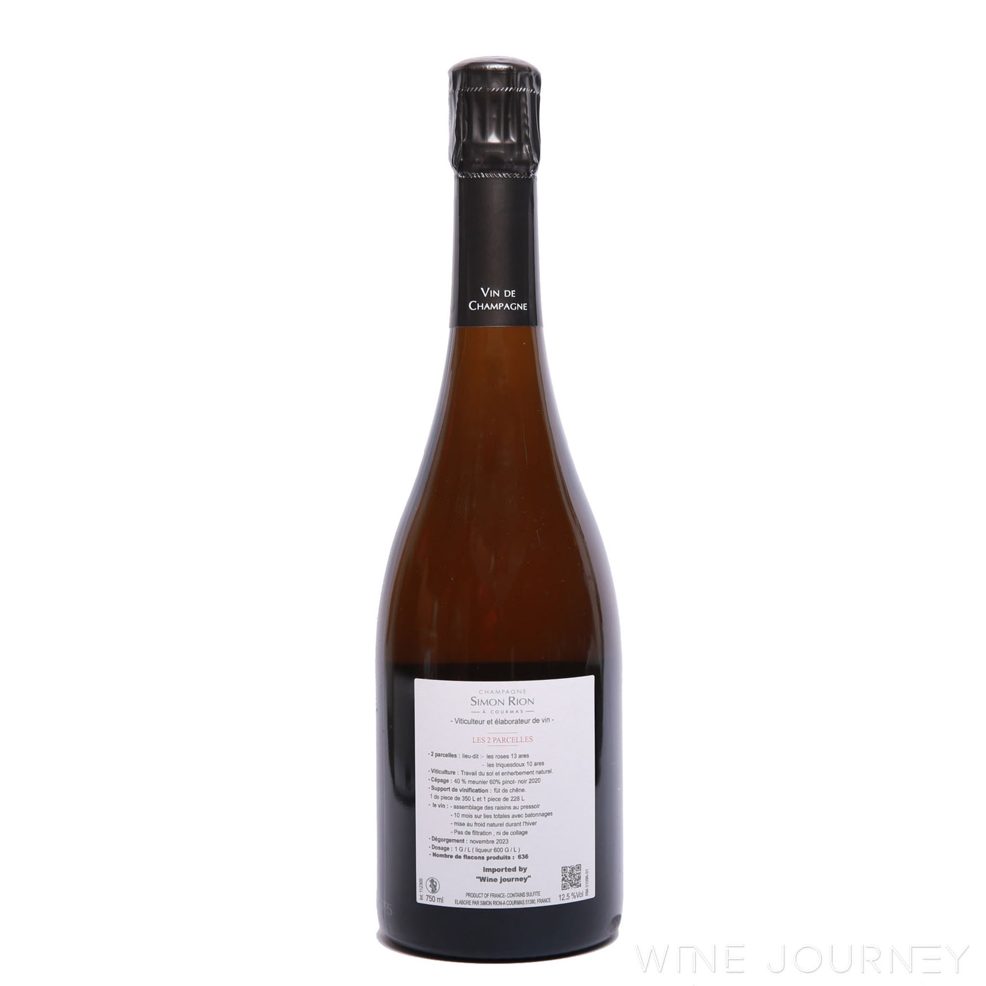 Champagne Simon Rion Les 2 Parcelles - 2020