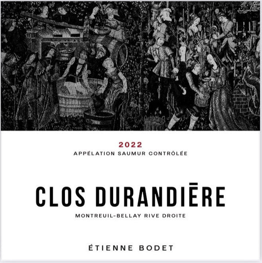 Domaine Etienne Bodet - Saumur Rouge Clos Durandiere 2022