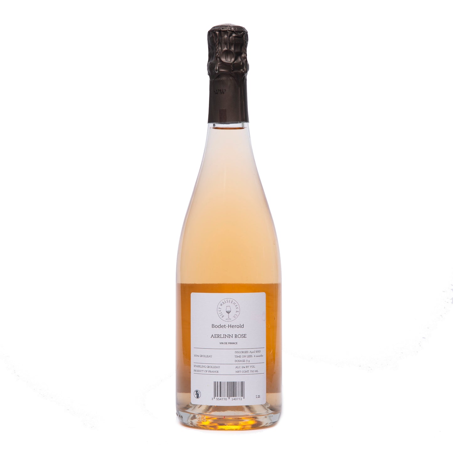 Maison Bodet-Hérold Rosé Val de Loire, Vin Mousseux de Qualité, 'ærlinn' 2021