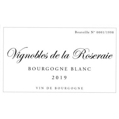 Domaine de la Roseraie Bourgogne Blanc 2019