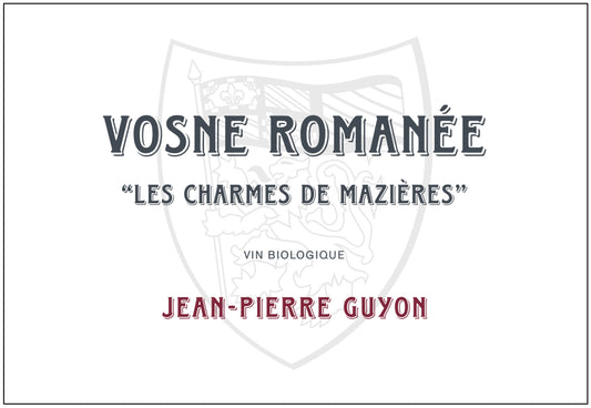 Domaine Jean-Pierre Guyon - Vosne-Romanée 'Les Charmes de Mazières' Rouge 2020